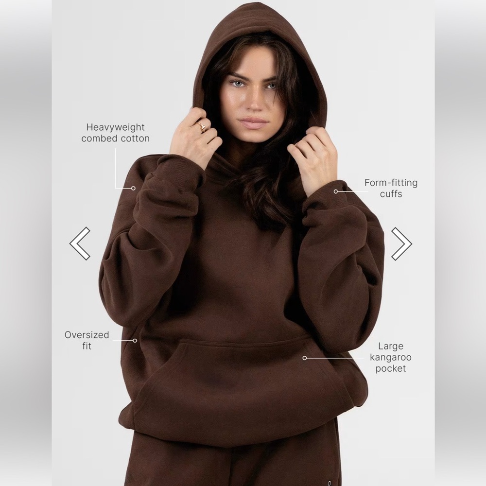 Comfrt Walnut Standard Hoodie & Sweatpants S